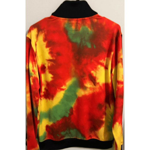 Guess x J Balvin Mens Vibras Tie-Dye Track Full Zip Jacket Bad Bunny Sz Medium - Picture 7 of 9